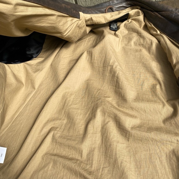 Eddie Bauer leather bomber jacket. SizeXL tall - Picture 7 of 14